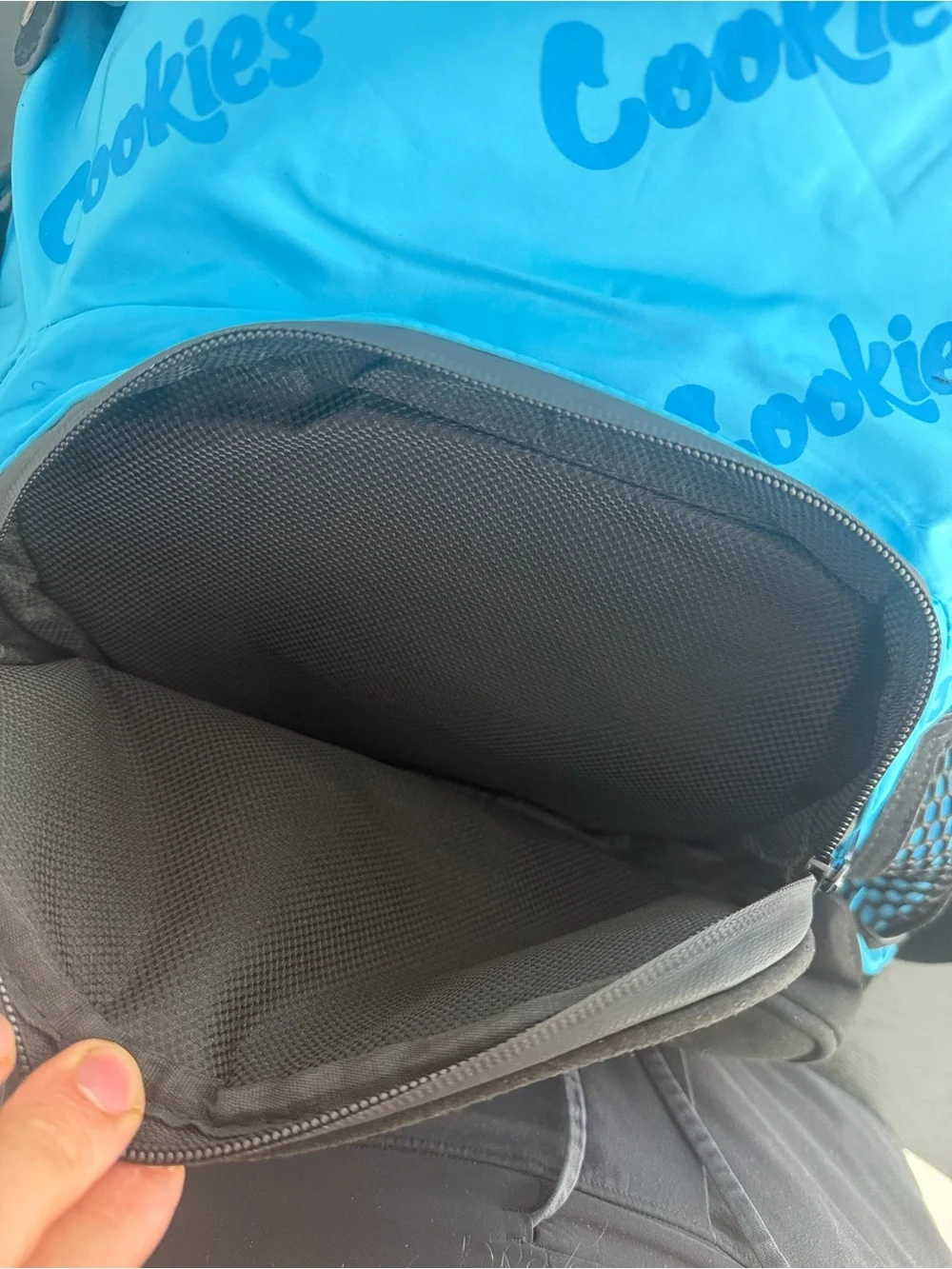 NWT Cookies SF Off The Grid Smell Proof Backpack Blue Odor-Proof Bag